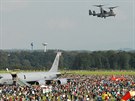 Americk konvertopln Osprey na Dnech NATO v Ostrav