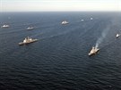 Flotila NATO bhem cvien BALTOPS