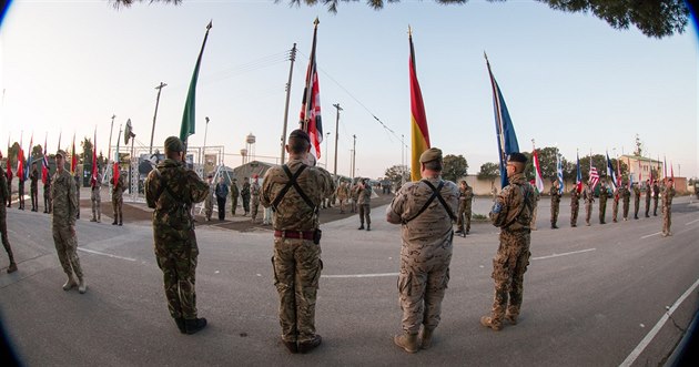 Zahájení alianního cviení Trident Juncture ve panlské Zaragoze. Ilustraní foto. 