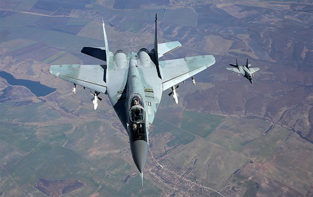 Letouny MiG-29 bulharských vzduných sil