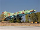 Letoun MiG-21 bulharskch vzdunch sil