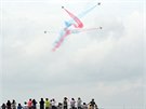 Singapore Air Show. Black Eagles Aerobatic Team (Republic of Korea Air Force)...