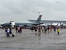 Singapore Air Show. Akce se kon nkolik kilometr od hlavnho singapurskho...