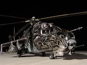 Vrtulnk Mi-24/35 s nzvem Alien Tiger 221. letky z Nmti nad Oslavou