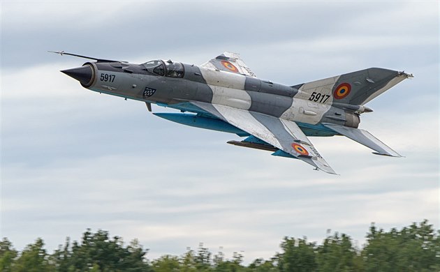 Letoun MiG-21 LanceR rumunských vzduných sil