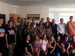 Debata s pslunky ozbrojench sil USA a
               Jordnska na stedn kole 1st International School of Ostrava 16.9.2016.