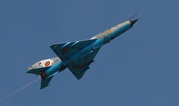 Letoun MiG-21 rumunského letectva
