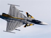 Vizualizace novho zbarven jednoho ze stroj JAS-39 Gripen 211. taktick letky...