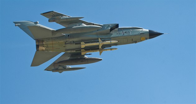 Panavia Tornado nmecké Luftwaffe na Dni otevených dveí základny v áslavi