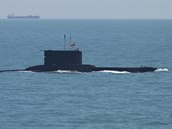 Tureck ponorka TCG Batiray (S-349) vyplouv z ukrajinskho pstavu Odsa...