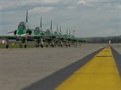 Skupina Saudi Hawks na Dnech NATO v Ostrav