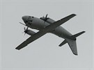 Akrobatick prvky pedvedl i italsk dopravn letoun C-27 Spartan