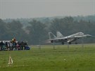 MiG-29 slovenskch vzdunch sil startuje ke sv ukzce