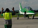 Mimodn neplnovan ncvik skupiny Saudi Hawks za zruen vystoupen na Dnech...