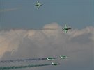 Mimodn neplnovan ncvik skupiny Saudi Hawks za zruen vystoupen na Dnech...