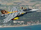 Pilot Ivo Kardo s Gripenem bhem Eurasia Airshow v Turecku