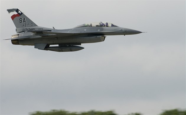 Letoun F-16 Národní gardy z Texasu