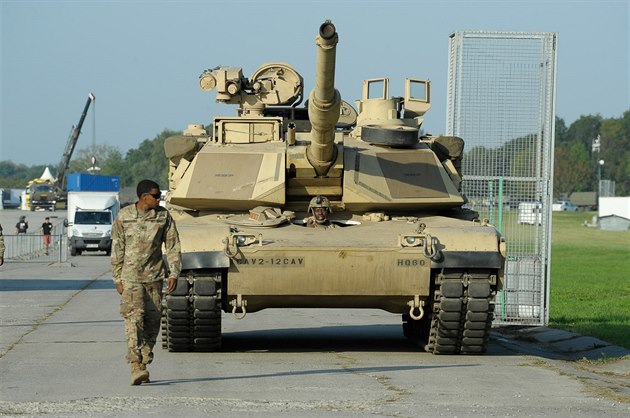 Americký tank M1 Abrams na Dnech NATO v Ostrav