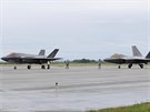 Letouny F-35 a F-22 v Norsku