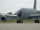 Americk tanker KC-135 na Dnech NATO v Ostrav