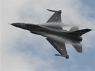 Letoun F-16 dnskho letectva na Dnech NATO v Ostrav