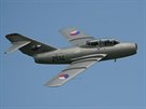 Letoun MiG-15UTI na Dnech NATO v Ostrav