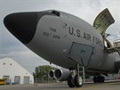 Americk tanker KC-135 na Dnech NATO v Ostrav