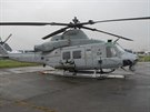 Vrtulnk UH-1Y Venom americk nmon pchoty na Dnech NATO v Ostrav