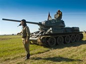 Historický tank T-34 Dnech NATO v Ostrav