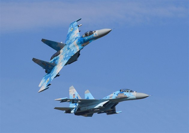 Letouny Su-27 ukrajinských vzduných sil