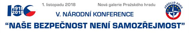Banner konference Naše bezpečnost není samozřejmost Banner konference Naše bezpečnost není samozřejmost