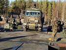 et vojci na cvien Trident Juncture v Norsku