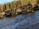 et vojci na cvien Trident Juncture v Norsku