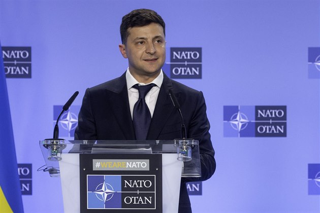 Ukrajinský prezident Volodymyr Zelenskyj.