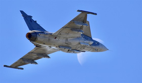 Dny NATO v Ostrav. Letoun JAS-39 Gripen eských Vzduných sil