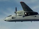 Rusk transportn letoun An-26 identifikovan v z 2019 eskmi letci nad...