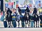 Ukzka jzdnho oddlu Mstsk policie na Dnech NATO v Ostrav