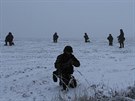 Cvien novk ostravsk p roty Aktivn zlohy na Libav