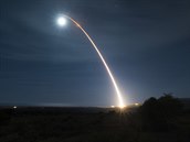 Start americké mezikontinentální balistické stely Minuteman III z...