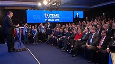 Slovenský prezident Andrej Kiska na bezpečnostní konferenci GLOBSEC v Bratislavě
