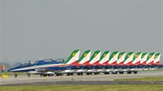 Italská akrobatická skupina Frecce Tricolori