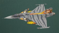 Gripen elitní 211. tygří letky z Čáslavi na cvičení Tiger Meet ve Francii