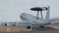 Letoun včasné výstrahy AWACS na čáslavské základně