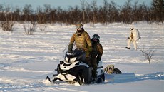 Americká námořní pěchota na cvičení Cold Response v Norsku