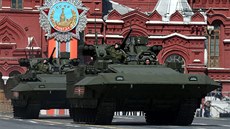 Moskevská vojenská pehlídka k 70. výroí konce 2. svtové války, na ní Rusko...