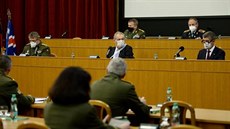 Tradiční velitelské shromáždění špiček armády za účasti prezidenta Miloše...