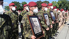 Pietní vzpomínka na padlé v Afghánistánu na pražském Vítkově (3.9.2021)