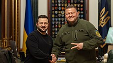 Volodymyr Zelenskyj a Valerij Zalužnyj