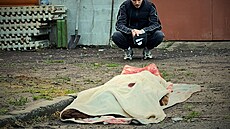 Ruský dronový útok na Kyjev (18.. května 2025)
