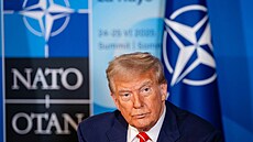 Americký prezident Donald Trump na summitu NATO v Haagu (25. června 2025)